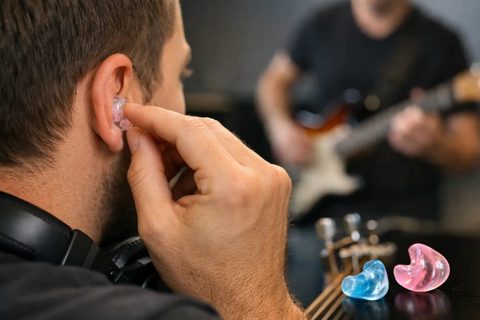Custom moulded earplugs for musicians