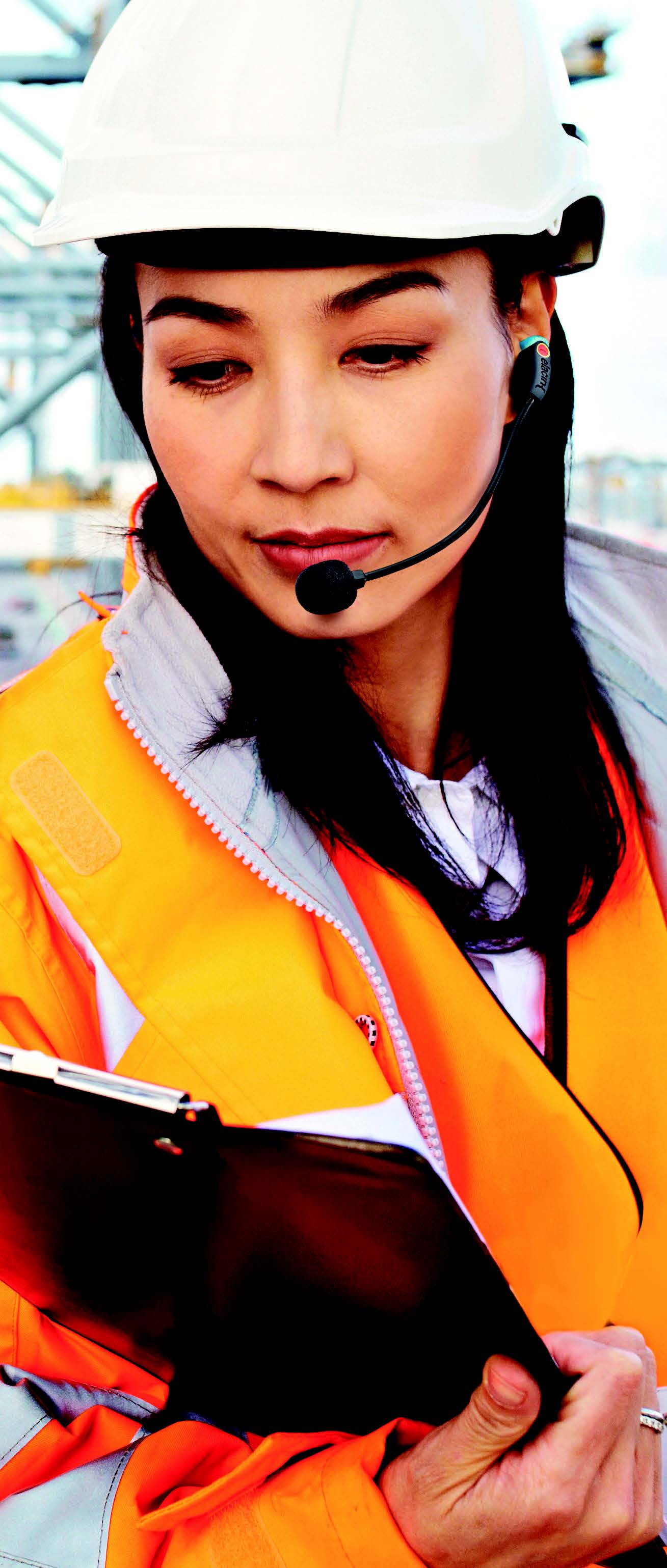 Making a quiet phone call next to a clattering machine?  Elacin makes it possible