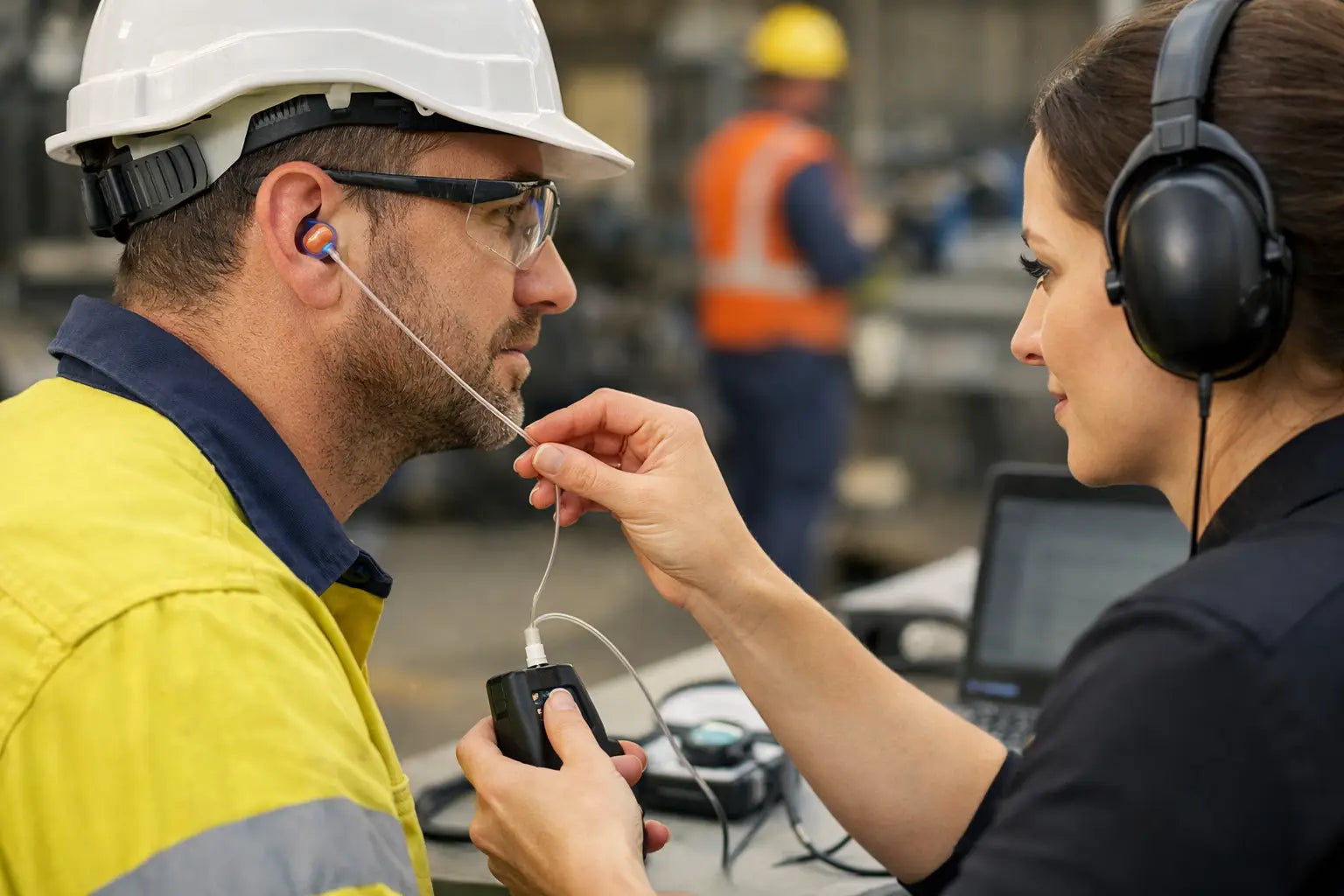 Hearing Protection Fit Testing for Real Noise