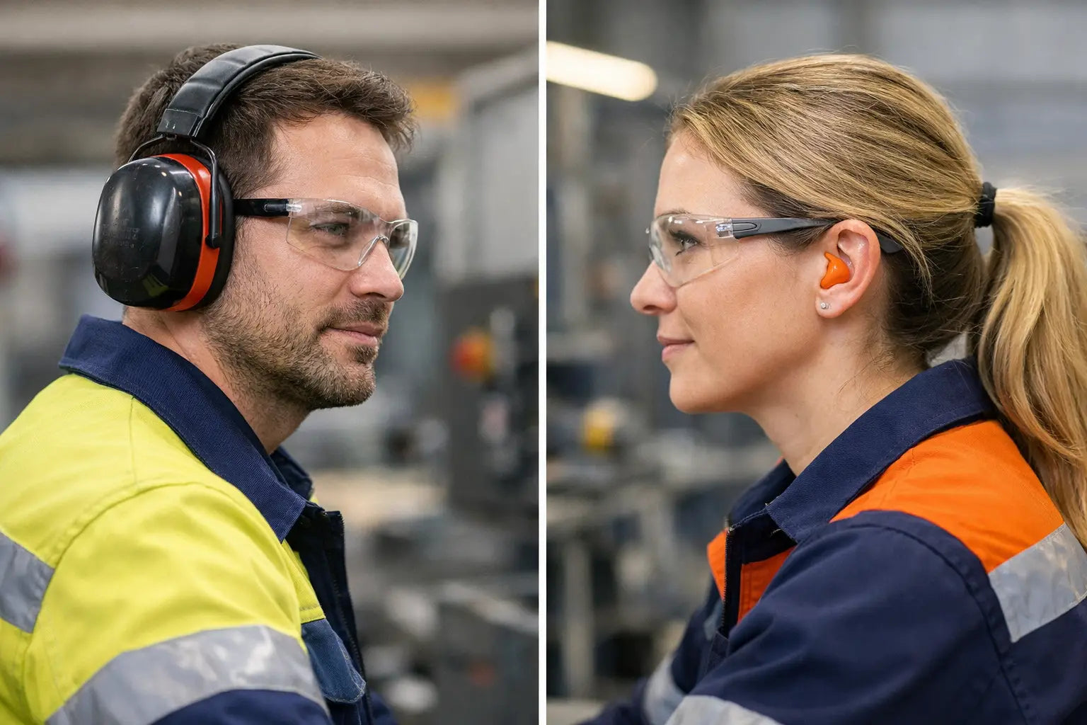 Earmuffs vs Earplugs in the Workplace Compared